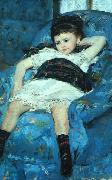 Mary Cassatt, Little Girl in a Blue Armchair